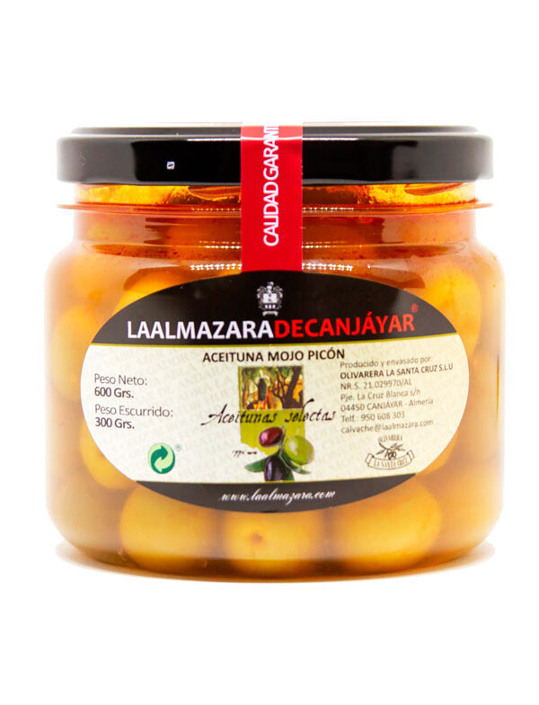 Caja de aceitunas Mojo Picón 300 Gr (16 unidades)