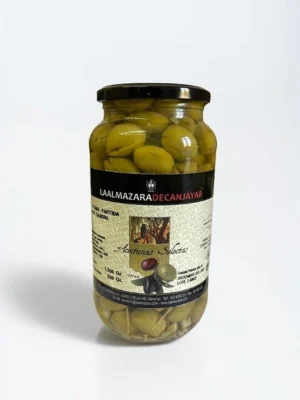 Caja de aceitunas Verdes partidas