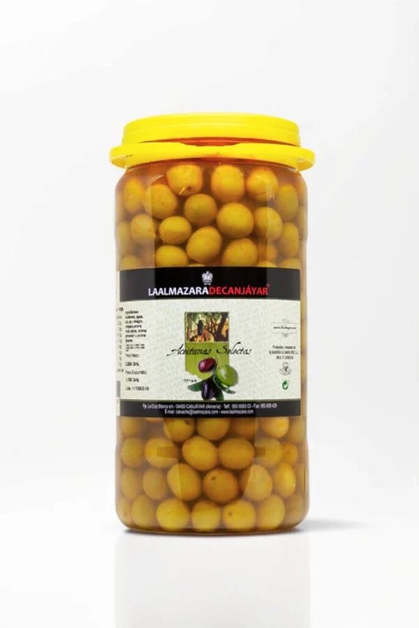 Caja aceitunas Mojo Picón